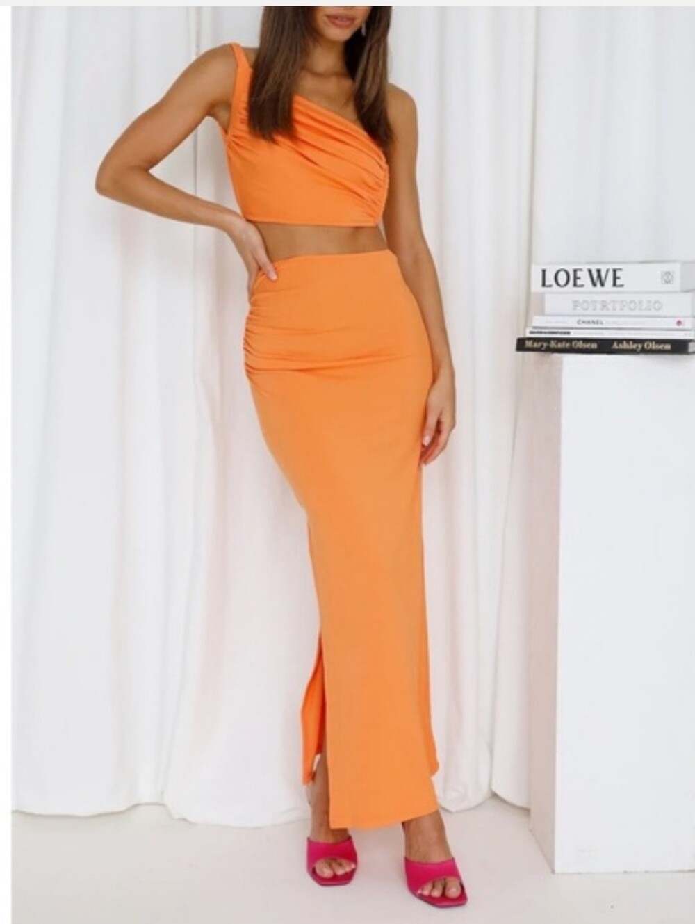 🆕️Hello Molly Ribbed Skirt Set